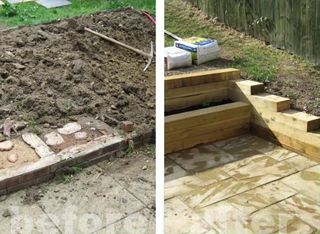 wooden decking