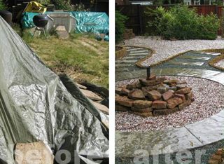 yorkstone paving