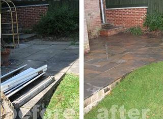 yorkstone paving