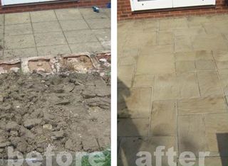 new build patio