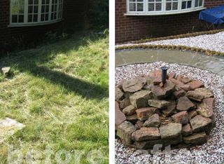 new paving over grass